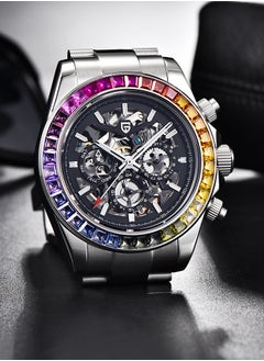 PAGANI DESIGN Men's Skeleton Watches Luxury Automatic Watches 40mm Sapphire Glass Stainless Steel Wrist Watch  - Image 3