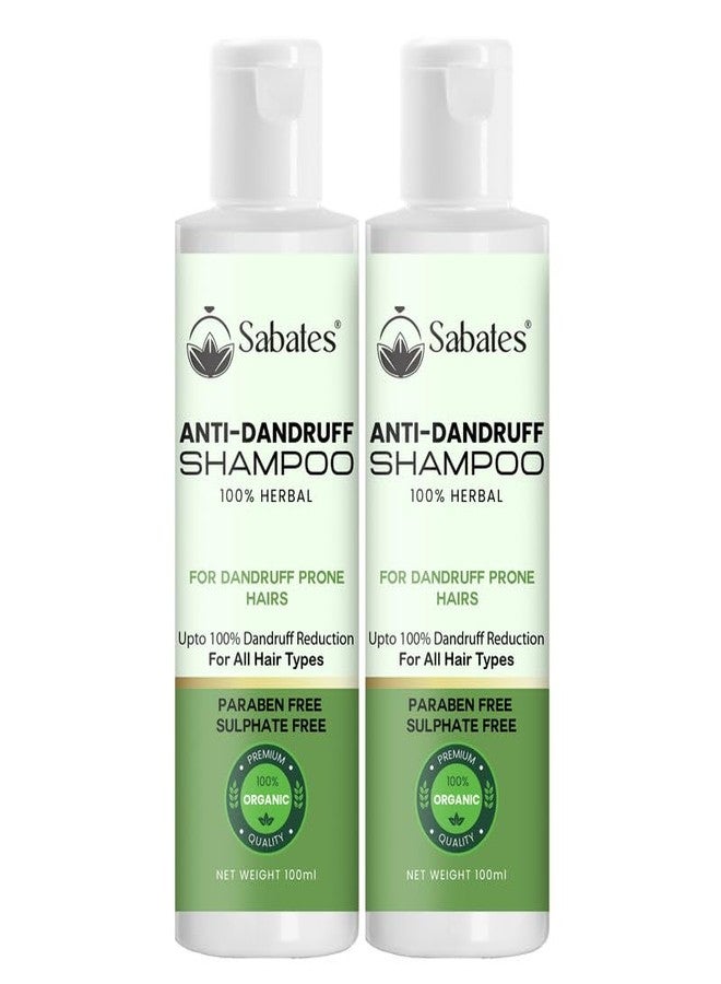 Sabates Anti-Dandruff Shampoo For Fresh, Strong and Shining HairSulphate Free|Shampoo For Smoother Soft, Shiny Hair, Hair Growth Gentle enough for daily use - Image 2