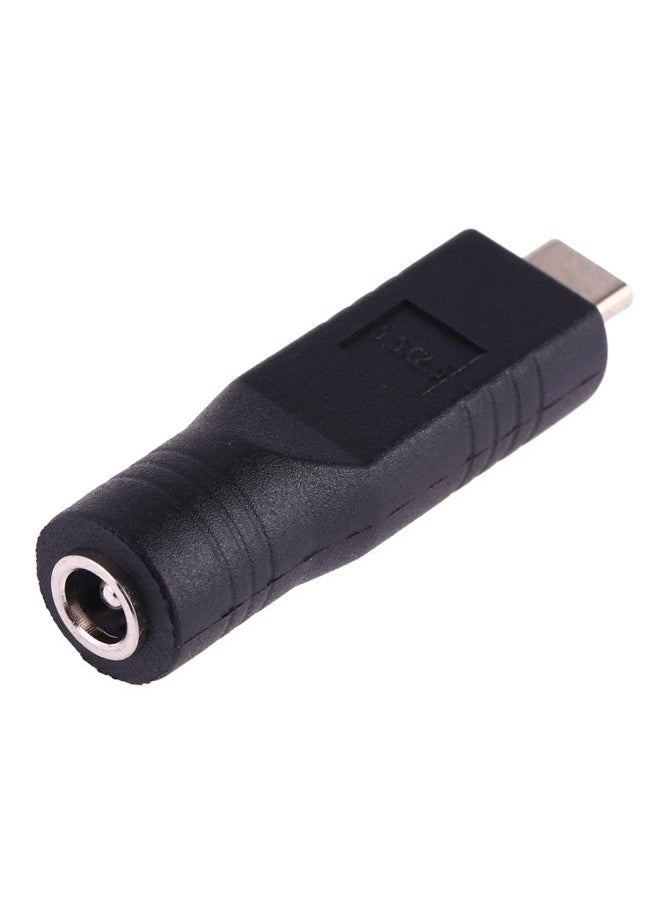 BURAQ - 5.5 x 2.5mm Female to USB-C / Type-C Male Plug Adapter Connector - Image 1