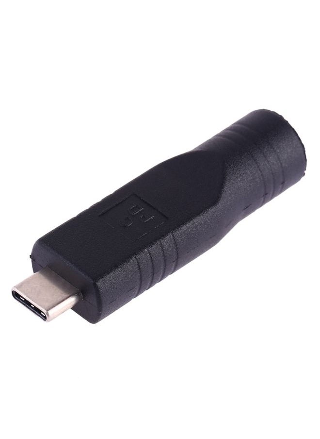 BURAQ - 5.5 x 2.5mm Female to USB-C / Type-C Male Plug Adapter Connector - Image 1
