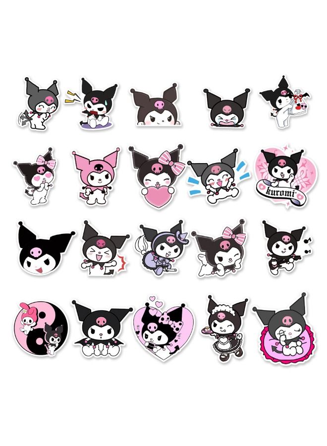 50-Piece Cartoon Kulomi Waterproof Stickers, Premium Waterproof Vinyl Stickers Set, Graffiti Decoration Stickers for Laptop,Skateboard, Water Bottles,Computer,Phone,Guitar DIY - Image 5