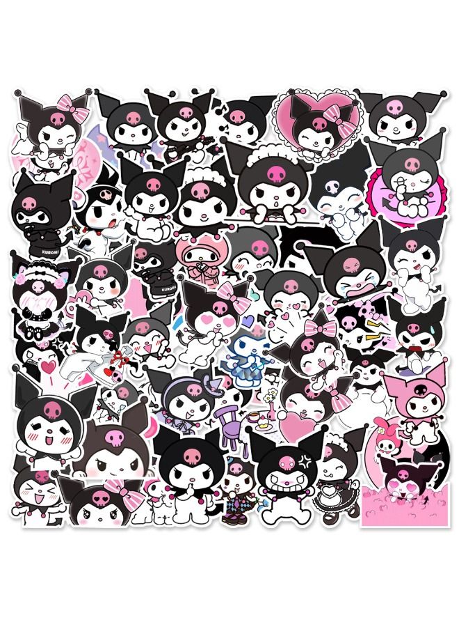 50-Piece Cartoon Kulomi Waterproof Stickers, Premium Waterproof Vinyl Stickers Set, Graffiti Decoration Stickers for Laptop,Skateboard, Water Bottles,Computer,Phone,Guitar DIY - Image 1