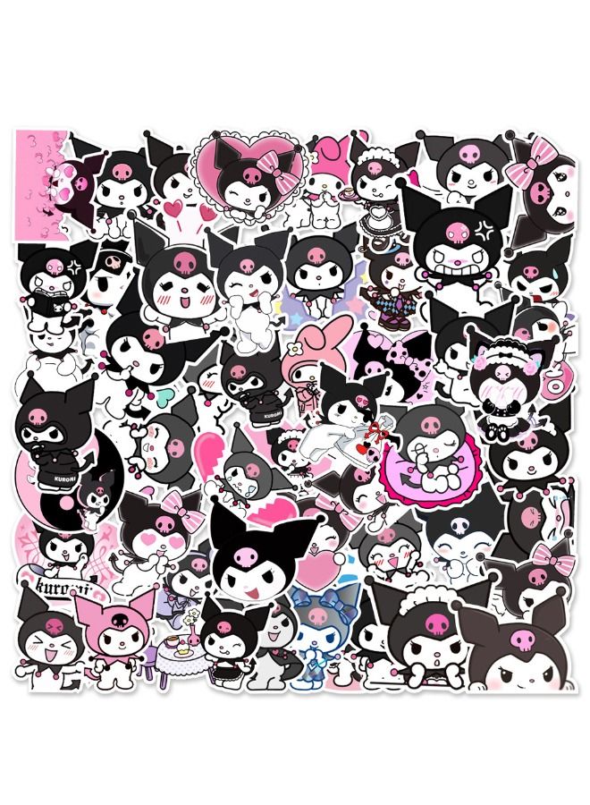 50-Piece Cartoon Kulomi Waterproof Stickers, Premium Waterproof Vinyl Stickers Set, Graffiti Decoration Stickers for Laptop,Skateboard, Water Bottles,Computer,Phone,Guitar DIY - Image 2