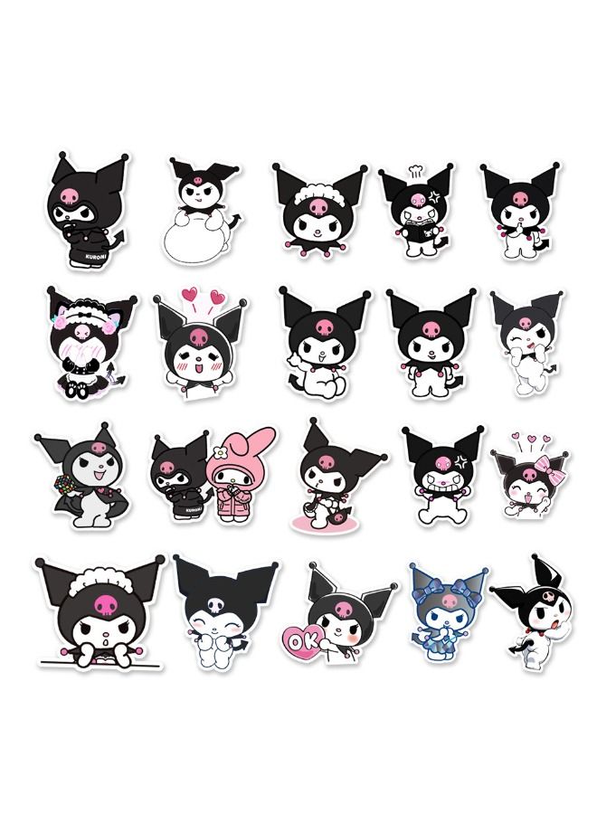 50-Piece Cartoon Kulomi Waterproof Stickers, Premium Waterproof Vinyl Stickers Set, Graffiti Decoration Stickers for Laptop,Skateboard, Water Bottles,Computer,Phone,Guitar DIY - Image 4