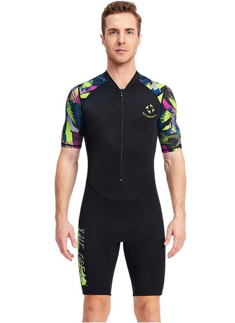 Thin Men's Fast Drying Swimming Diving Suits With Anti Jellyfish Surfing Effect Multicolour
