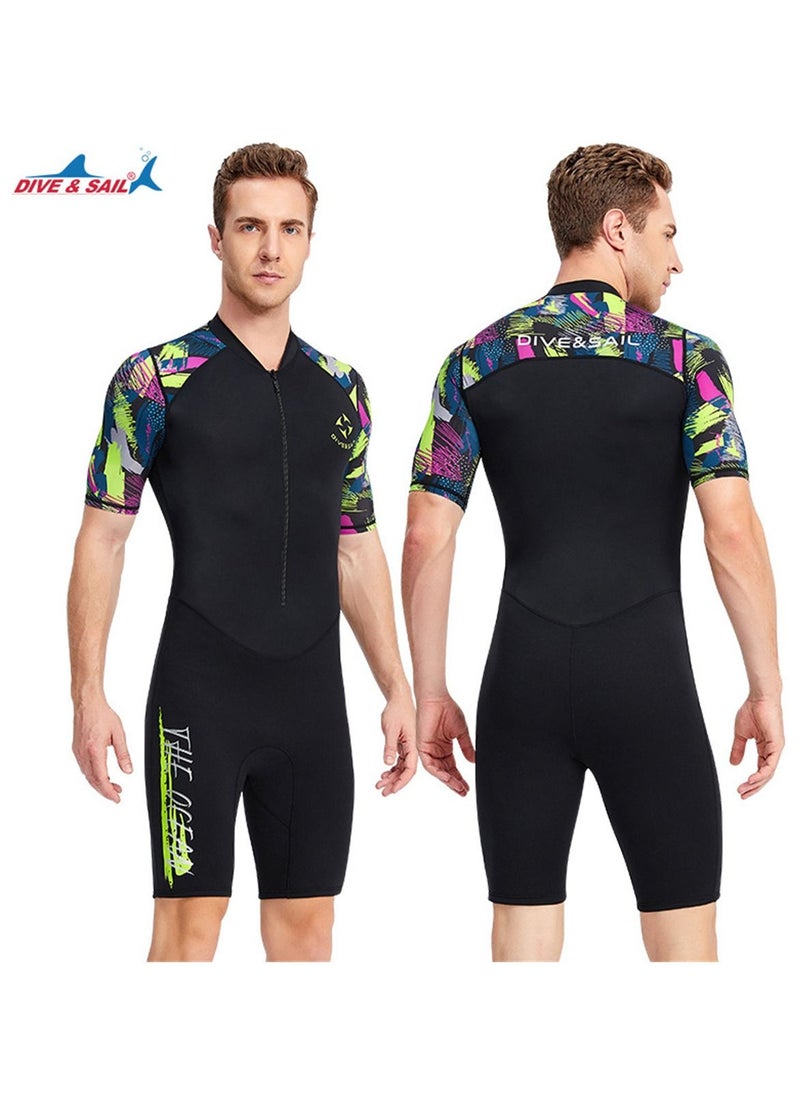 DIVE & SAIL Thin Men's Fast Drying Swimming Diving Suits With Anti Jellyfish Surfing Effect Multicolour  - Image 2