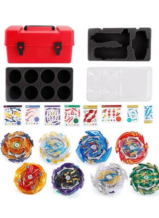 Bey Battling Top Burst Gyro Toy Set Combat Battling Game 8 Spinning Tops 3 Launchers with Portable Storage Box Gift for Kids Children Boys Ages 6+ (8-pack) - pzsku/Z8C23FED513E648F0DACEZ/45/_/1729148677/6600aa4d-6c0c-491c-9f42-97b3f9218c10