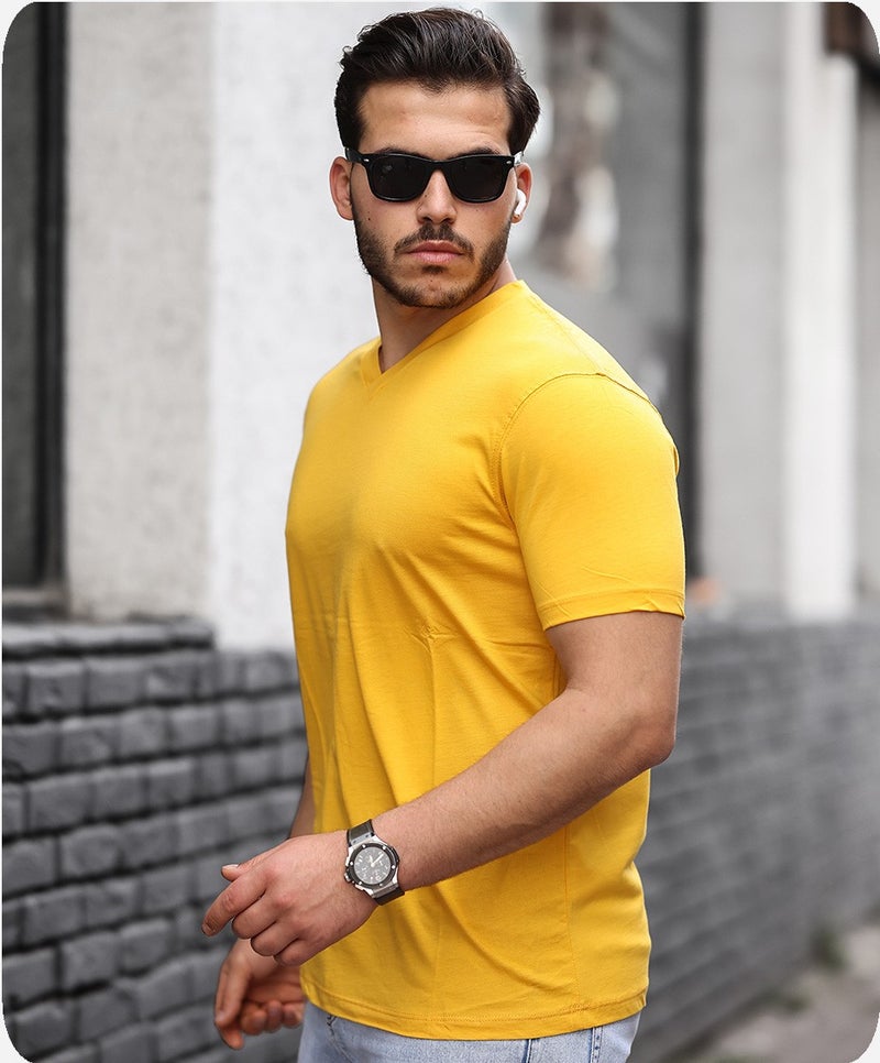Sportlife Cotton V Neck T-Shirt - Image 1