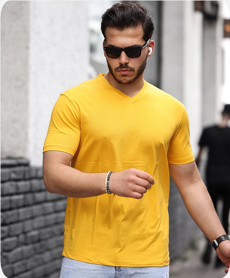 Sportlife Cotton V Neck T-Shirt - Image 2