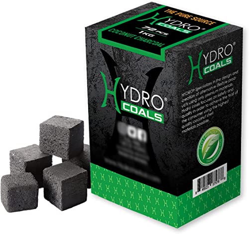 Hydro Coconut Charcoal - Ultimate Grilling & BBQ Experience with Cubes Made of Coconut Shell, Long-Lasting Odorless Charcoal - (1 KG) - Image 3