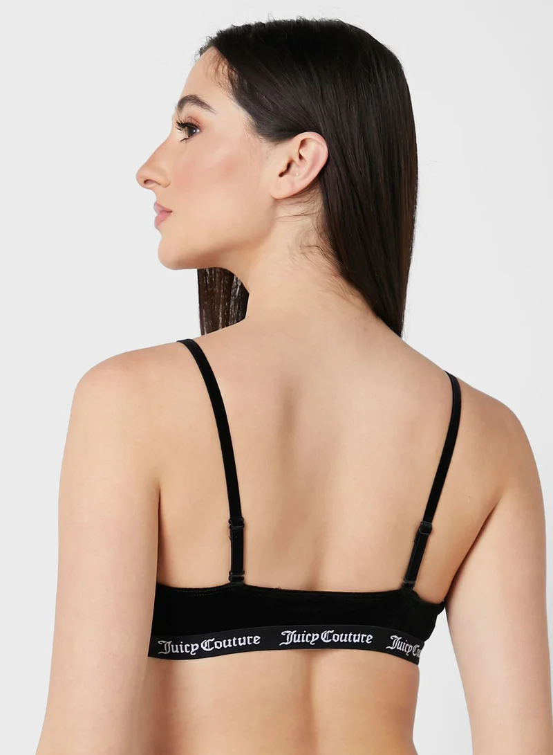 Juicy Couture Logo Band T-Shirt Bra