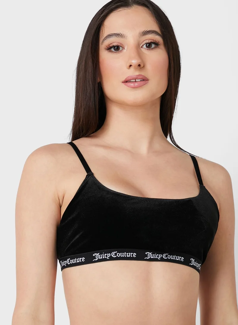 Juicy Couture Logo Band T-Shirt Bra