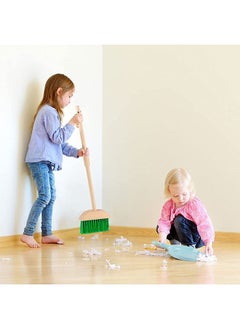 YelaJoy Kids Cleaning Set Toys 7 Piece Cleaning Toys for Toddlers Pretend Play Cleaning Tools for Kids Wooden Detachable Housekeeping Broom Dustpan Duster Brush Mop  - Image 2