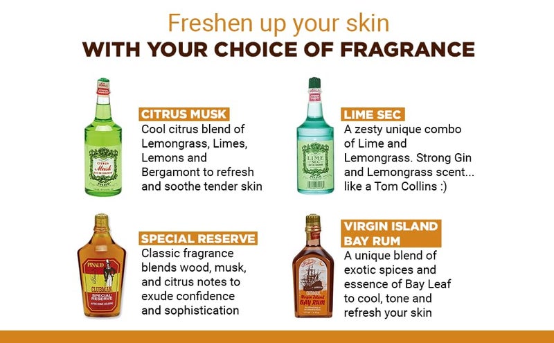 Clubman Pinaud Virgin Island Bay Rum Shave Cologne, After Shave Fragrance, 6 fl oz - Image 5