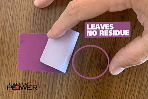 Gaffer Power Purple Tape | Real USA Made Gaffers Tape | Heavy Duty, Non-Reflective, Leaves No Residue | Strong, Easy Tear Tape for Cables, Crafts, Repairs | 2 Inch x 30 Yards - Image 3