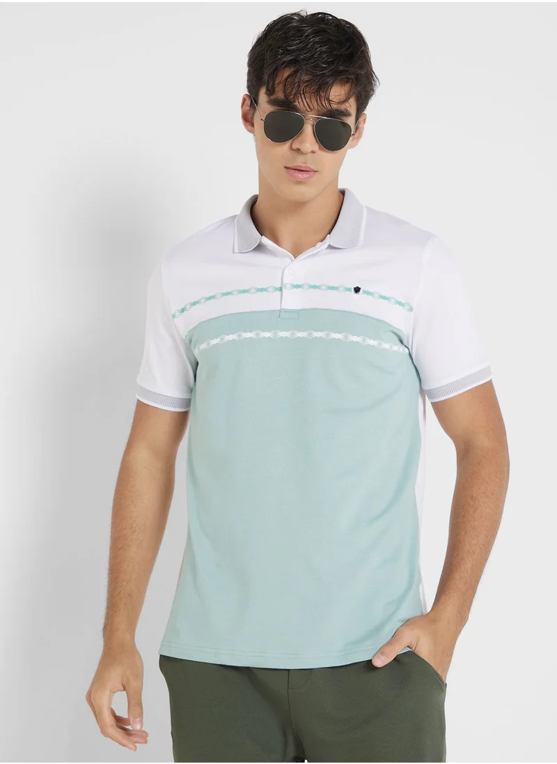 Robert Wood Short Sleeve Polo Shirt