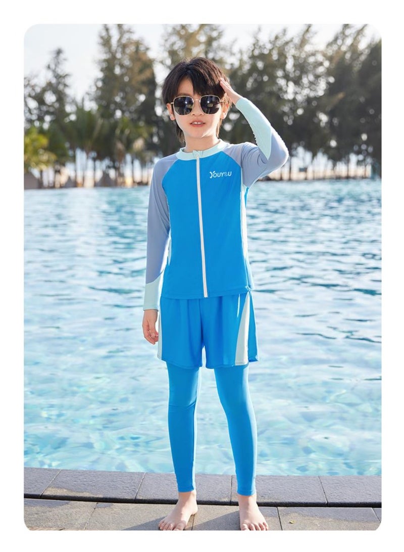 Children's One-Piece Exercise Beach Suit Swimsuit  - Image 2