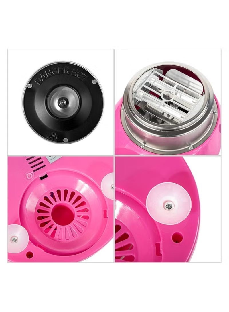 GENNEXT Electric DIY Sweet Cotton Candy Maker Portable Cotton Sugar Floss Machine Girl Boy Gift Children's Day Marshmallow Machine,Pink - Image 5
