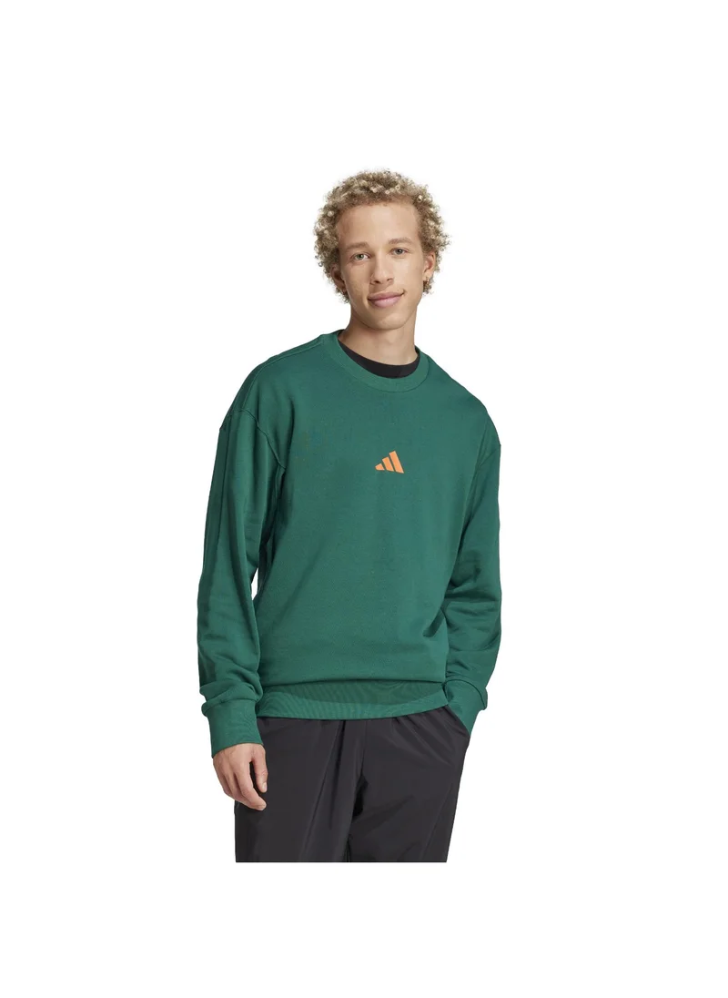 Adidas Bloom Sky Print French Terry Sweatshirt