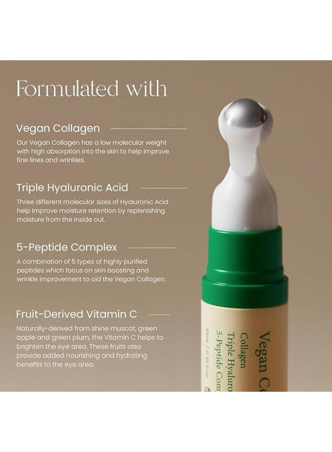 AXIS-Y Vegan Collagen Eye Serum – Firming & Brightening Eye Treatment with Plant-Based Peptides (10ml) - Image 2
