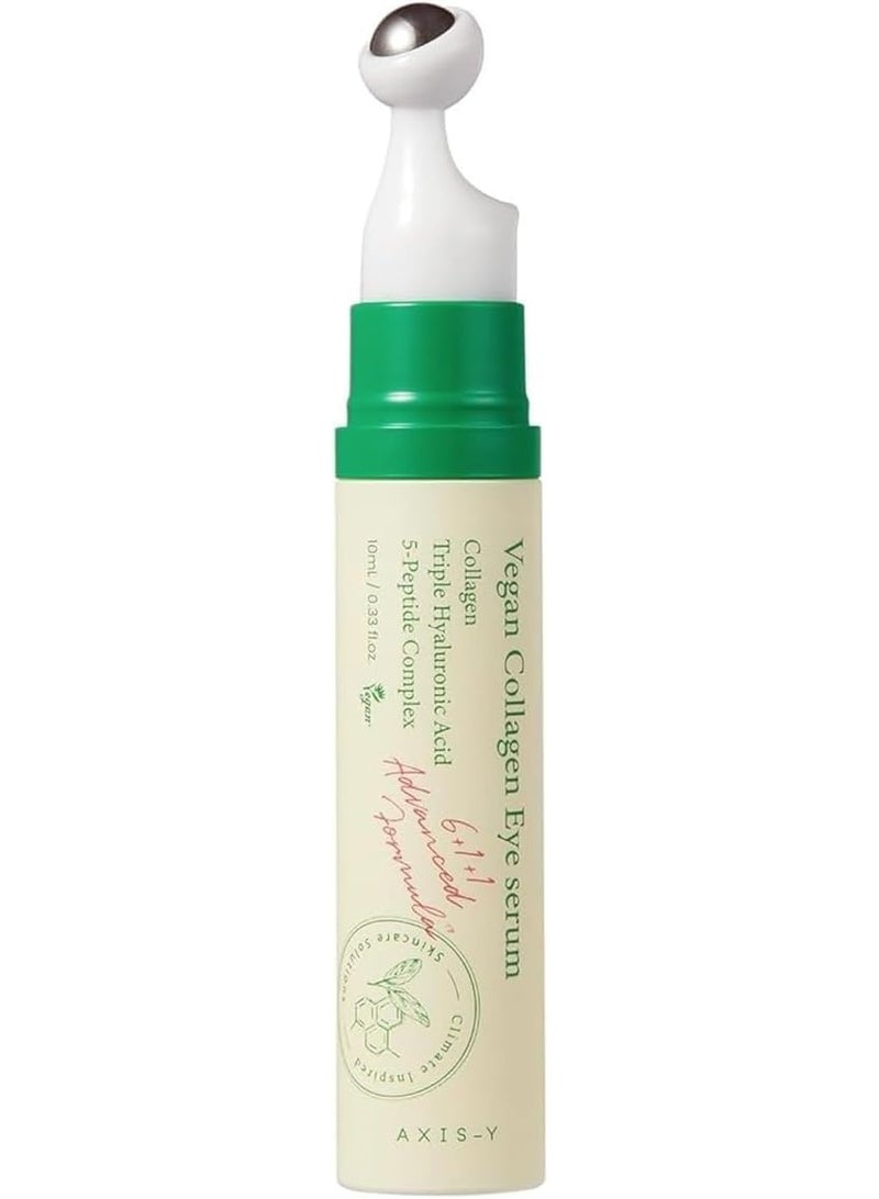 AXIS-Y Vegan Collagen Eye Serum – Firming & Brightening Eye Treatment with Plant-Based Peptides (10ml) - Image 1