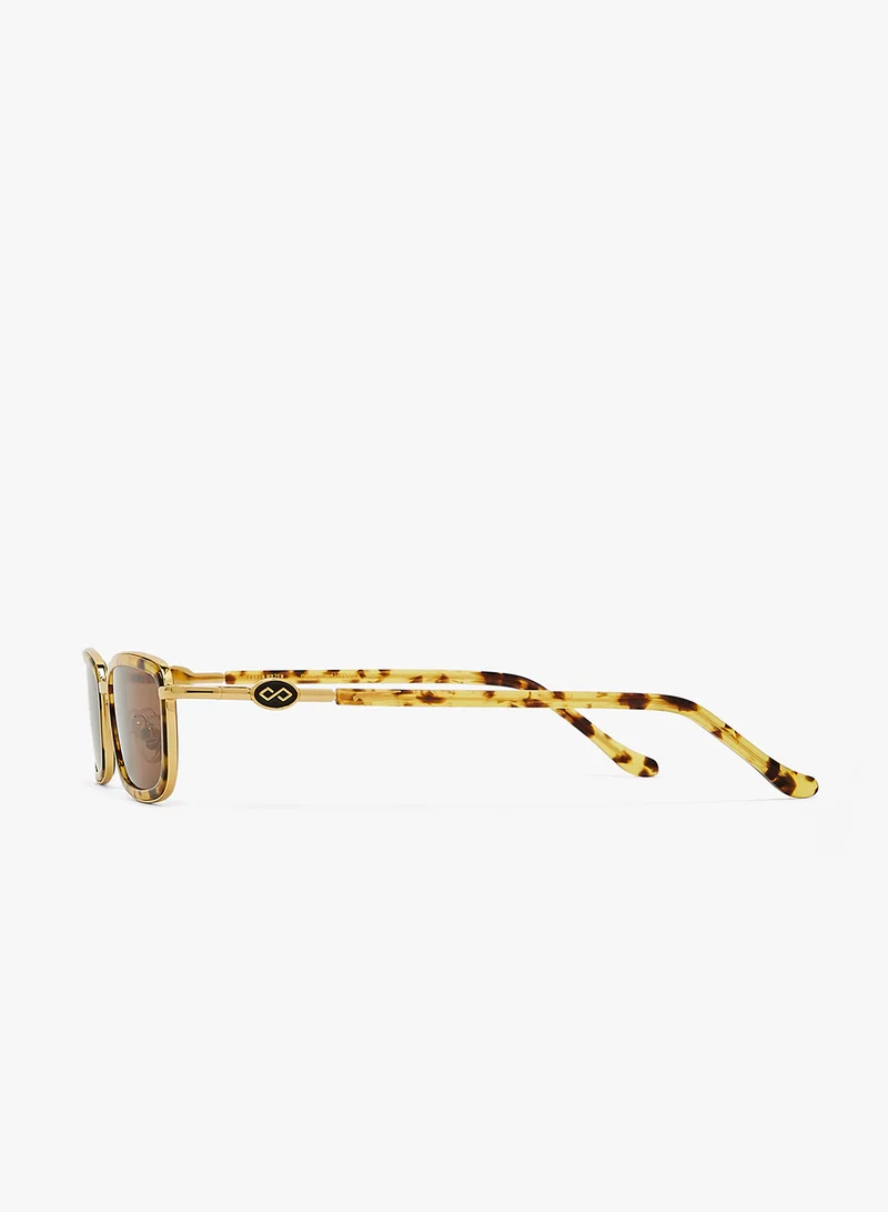KAREN WAZEN Blake Rectangle Sunglasses