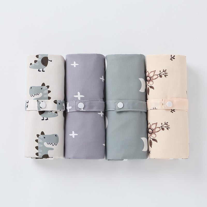 Newborn Baby Diaper Pad Waterproof Machine Washable Breathable Washable Four Seasons Baby Portable Out Folding Carry-On Storage - Image 5