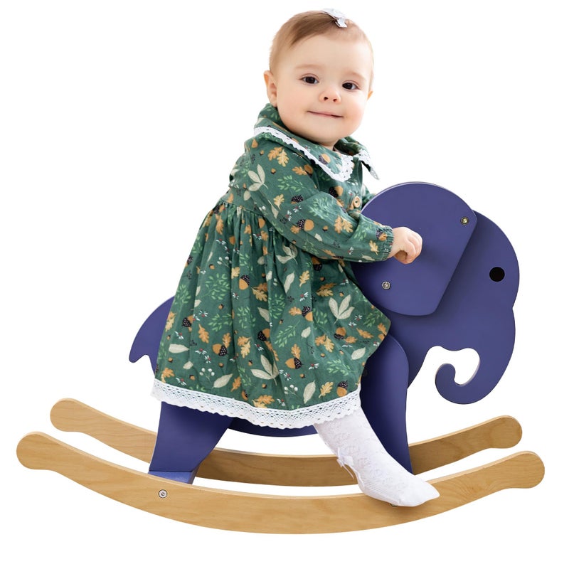 Belleur Rocking Horse for Kids 13 Years Old Premium Wooden Rocking Toy for Toddlers for Indoor Outdoor Activities Baby Horse Riding Toy for Birthday Visit Gifts - Image 4