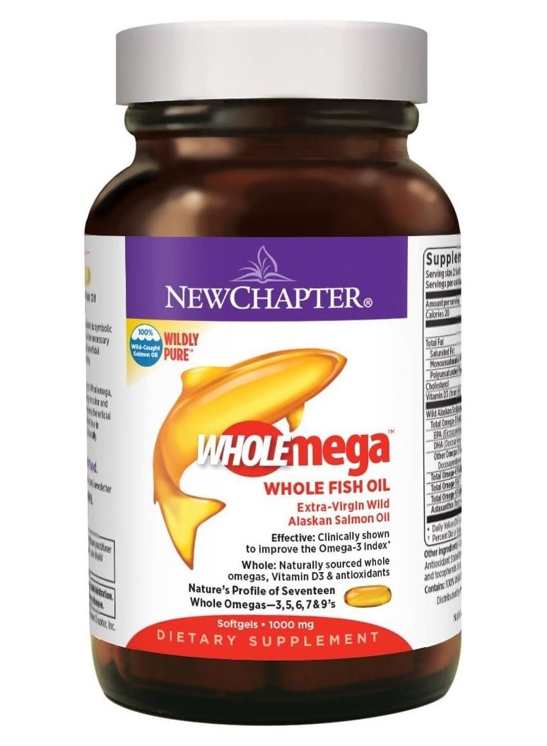 New Chapter Wholemega - Whole Fish Oil 60 Softgels - Image 2