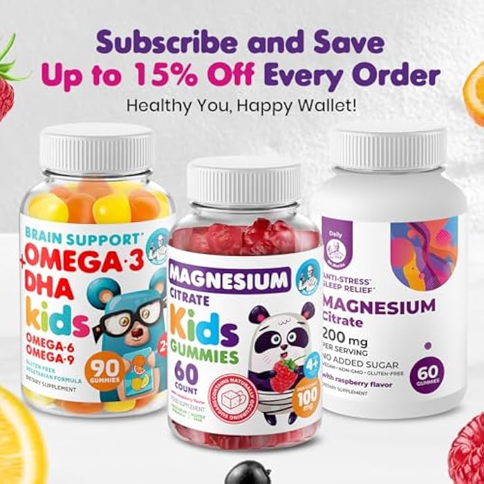Dr. Moritz Calming and Relaxing Kids Magnesium Gummies, Non-GMO and Low Sugar Magnesium Kids Chewy Supplements, Sleep Gummies Kids, Orange Flavor - Image 5