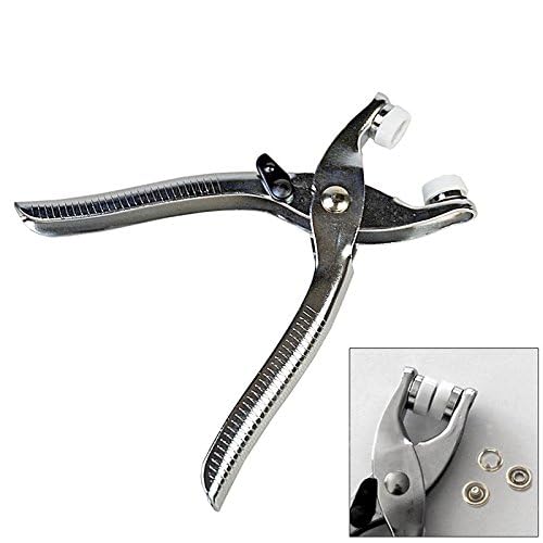 DEDSO Dedso 3 in 1 Card Leather Belt Hole Punch Eyelet Pliers Snap Button Setter Tool Kit  - Image 4
