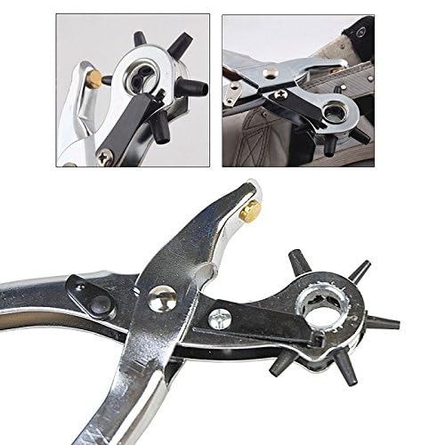 DEDSO Dedso 3 in 1 Card Leather Belt Hole Punch Eyelet Pliers Snap Button Setter Tool Kit  - Image 3