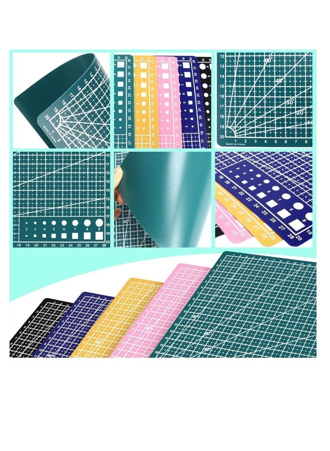 5 Pack Cutting Mat for Cricut 9 x12 inch Cutting Mat for Cricut Art Hobby Craft Scrapbooking Stencil Sticky Mat for Craft Non-Porous and Anti-Slip Surface  - Image 2