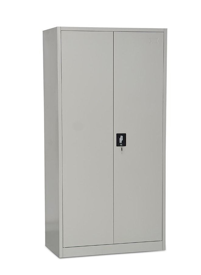 Multi Home Furniture MHF Best Steel Office Cupboard Steel Filing Cupboard Cabinet With Shelves Storage Compartment Flush Key lock MH-EF18-GREY  - Image 1