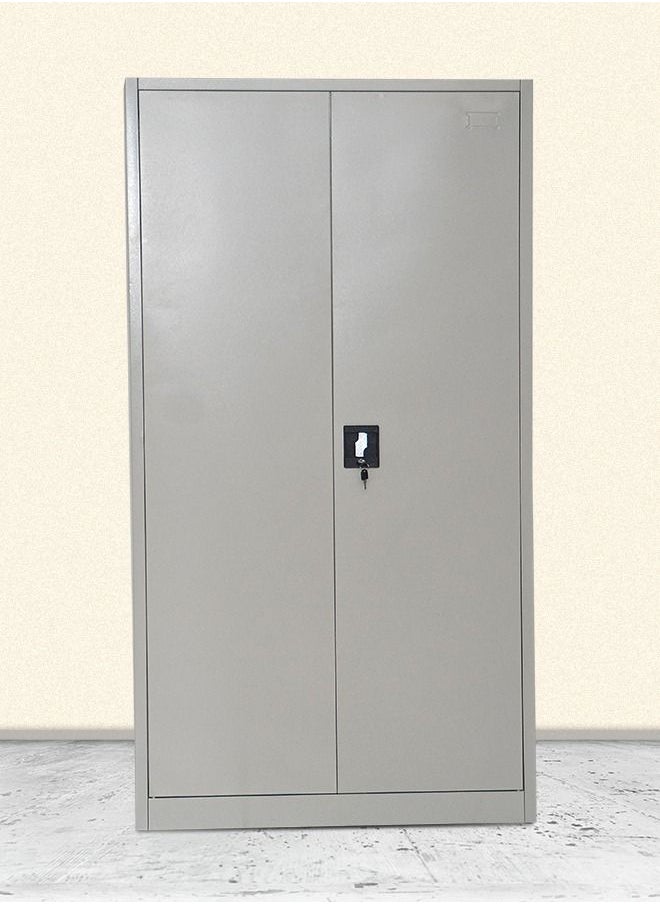 Multi Home Furniture MHF Best Steel Office Cupboard Steel Filing Cupboard Cabinet With Shelves Storage Compartment Flush Key lock MH-EF18-GREY  - Image 3