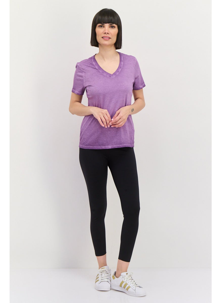 Women Sportswear Fit Short Sleeve Outdoor T-Shirt, Purple - pzsku/Z8C2500567C495DB5C600Z/45/_/1739715291/98a7f96d-42f4-4fa5-a55e-eea0ffb86257