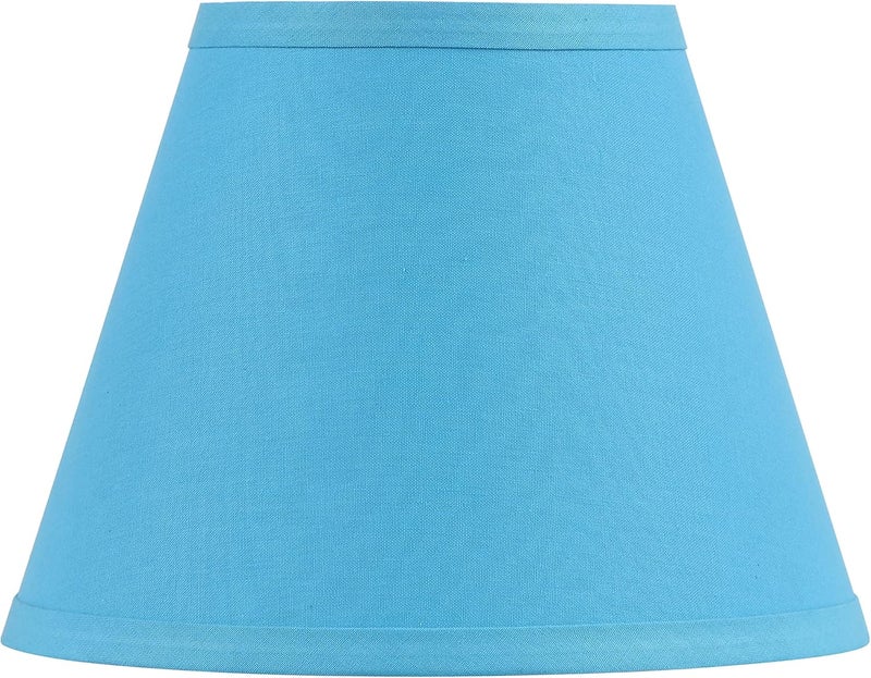 Aspen Creative 58915 Transitional Hardback Empire Shape UNO Construction Lamp Shade in Azure, 9" Wide (5" x 9" x 7") - Image 3