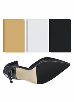 Excefore Nonslip Shoe Pads, KASTWAVE 15 Pcs Self Adhesive Pads Anti Slip Shoe Grip Sticker Shoe Sole Protectors for High Heels, Rubber Silicone Resistant High Heels Shoe Sole Cover (5.1 x 3.15 x 0.04 Inch)  - Image 1