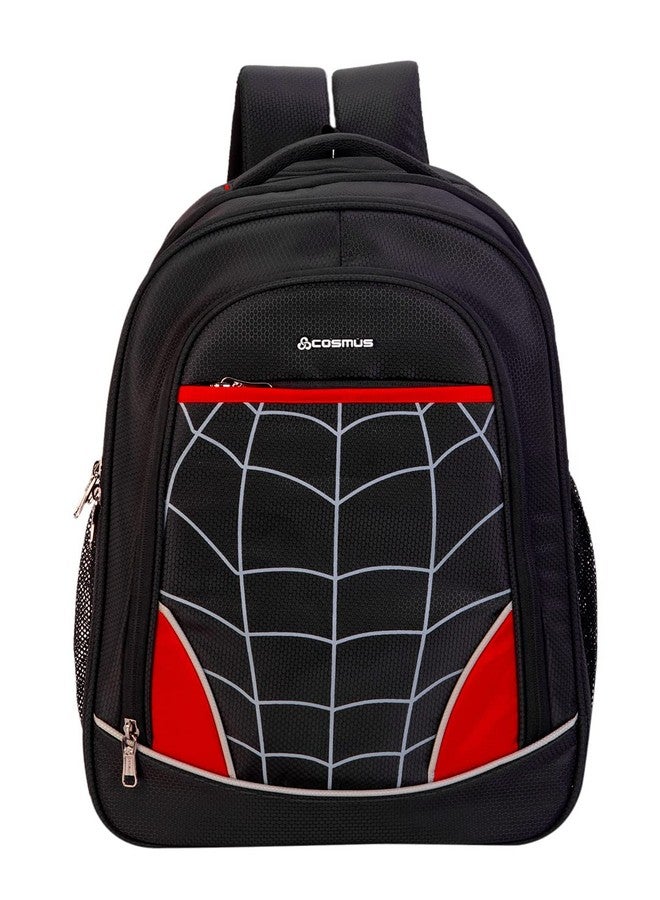 كوزمويس حقيبة ظهر مدرسية COSMUS Spidermax سوداء مقاومة للماء، سعة 36 لترًا، مصنوعة من البوليستر، من نوع COSMUS - Image 1