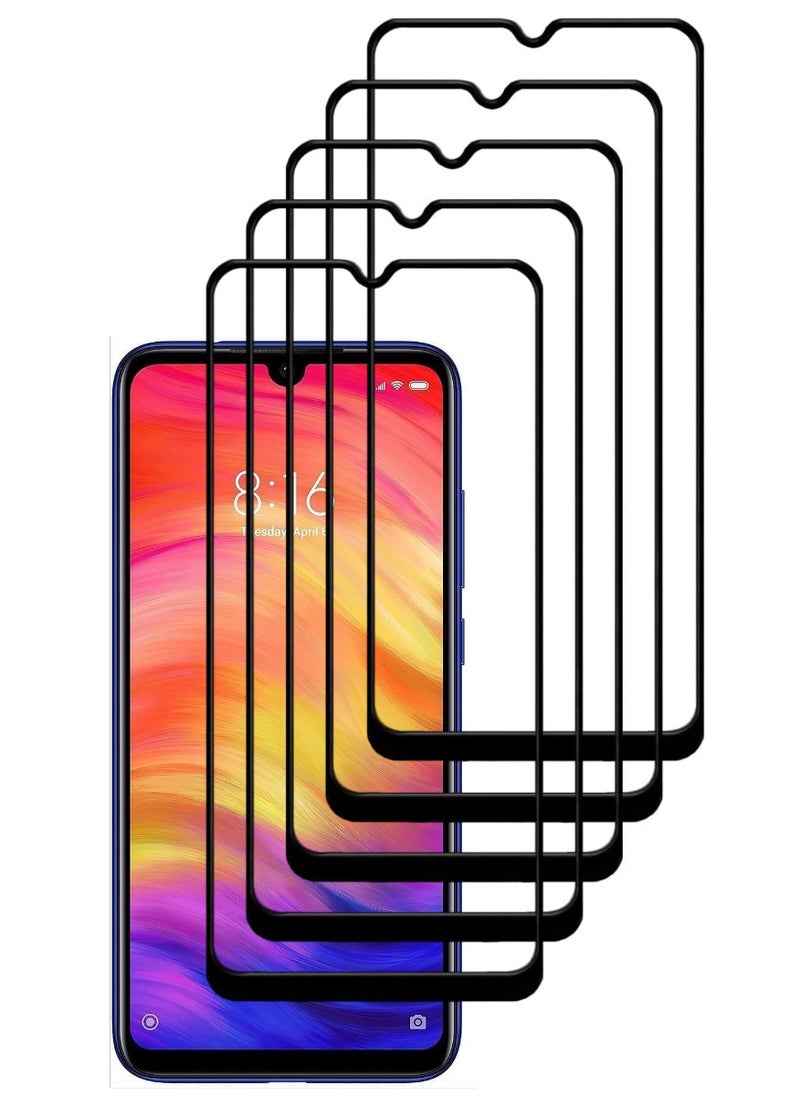 ACLIX 5 Pieces Antistatic ESD Dustproof Premium Quality High Definition Tempered Glass Screen Protector Designed For Xiaomi Redmi Note 7 - Image 1