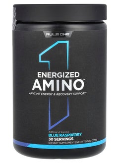 Rule One Proteins Energized Amino Blue Raspberry 9.52 oz (270 g) 
