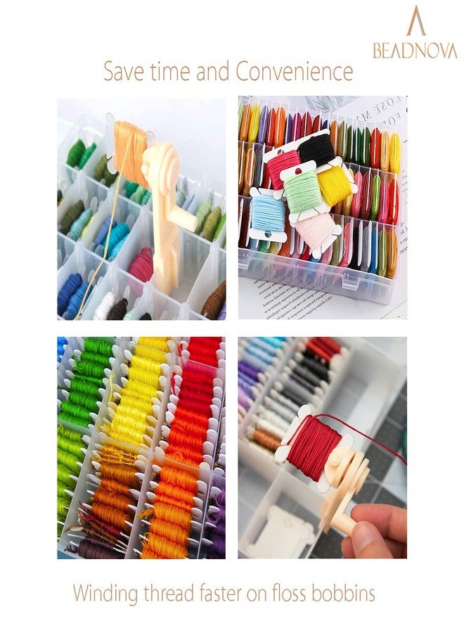 BEADNOVA بياد نوفا جهاز لف الخيوط لتطريز الخيوط المتقاطعة للحرف اليدوية والخياطة والدي آي واي - Image 5
