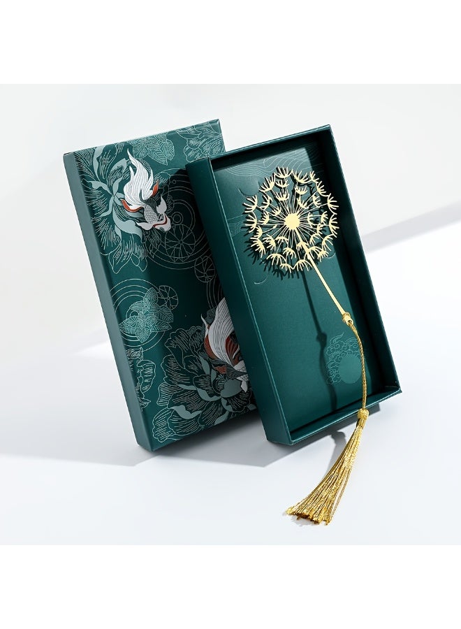 1pcs Exquisite Leaf Vein Bookmarks - Metal Literary Gifts for Teachers and Friends - Unique Seasonal Holiday Gift Sets for Book Lovers - Image 1