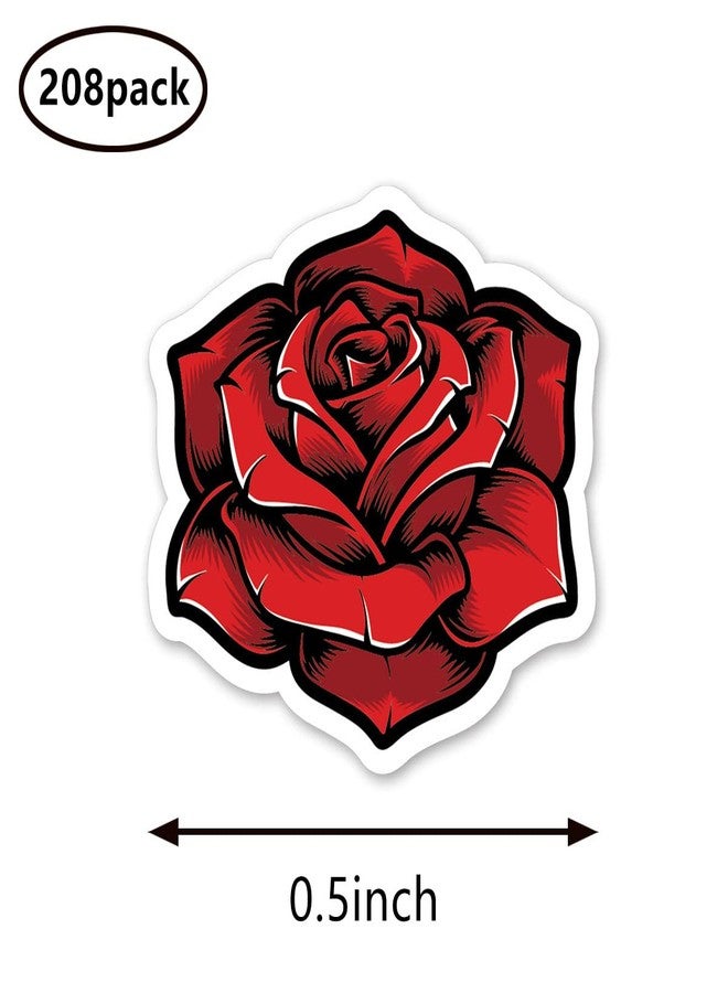 GUVSPTI Rose Planner Stickers, 0.5in Monthly Scrapbooking Kids DIY Arts Crafting 208-Pack - Image 2