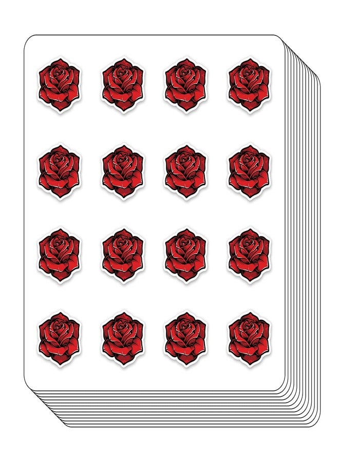 GUVSPTI Rose Planner Stickers, 0.5in Monthly Scrapbooking Kids DIY Arts Crafting 208-Pack - Image 1