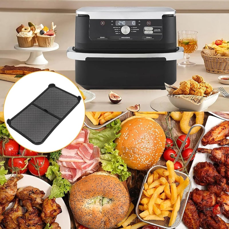 Oil Splatter Air Fryers Accessory with Ventilated Design Dishwasher Safe Cooking Tool for Splatter Guard - Image 2