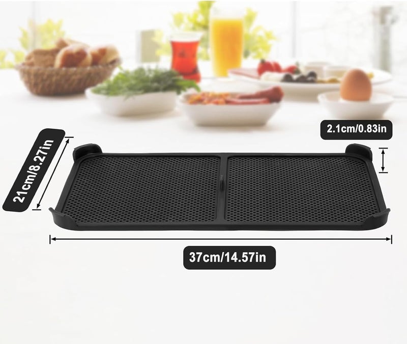 Oil Splatter Air Fryers Accessory with Ventilated Design Dishwasher Safe Cooking Tool for Splatter Guard - Image 3