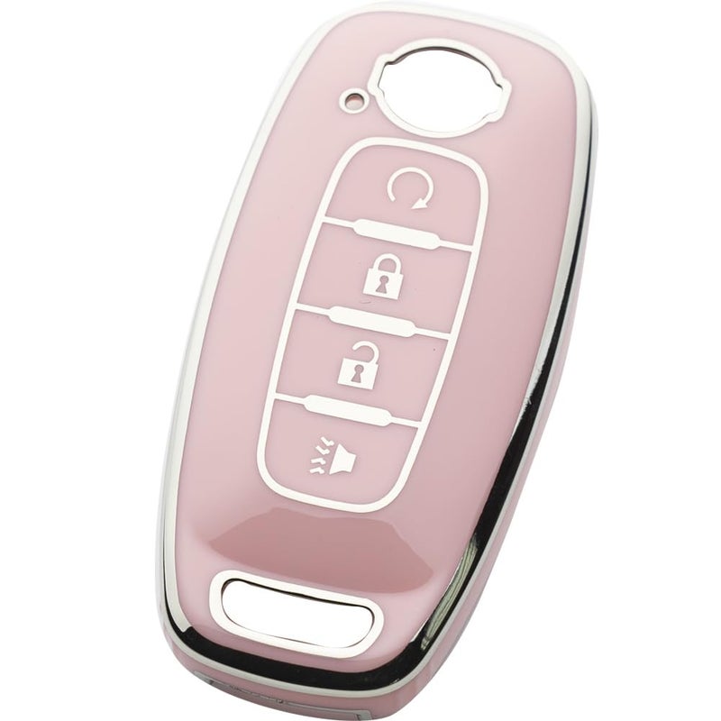 Tautrophen Key Fob Cover Fit for Nissan Rogue Pathfinder kicks 4Runner 4 Buttons 2023 2024