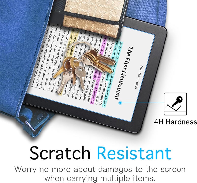 MoKo 2-Pack Screen Protector for Kobo Clara Colour 6" 2024/Kobo Clara BW 6" 2024/Kobo Clara 2E 6" 2022, Anti-Glare Premium PET Protective Film Full-Coverage Matte Screen Protector - Image 4