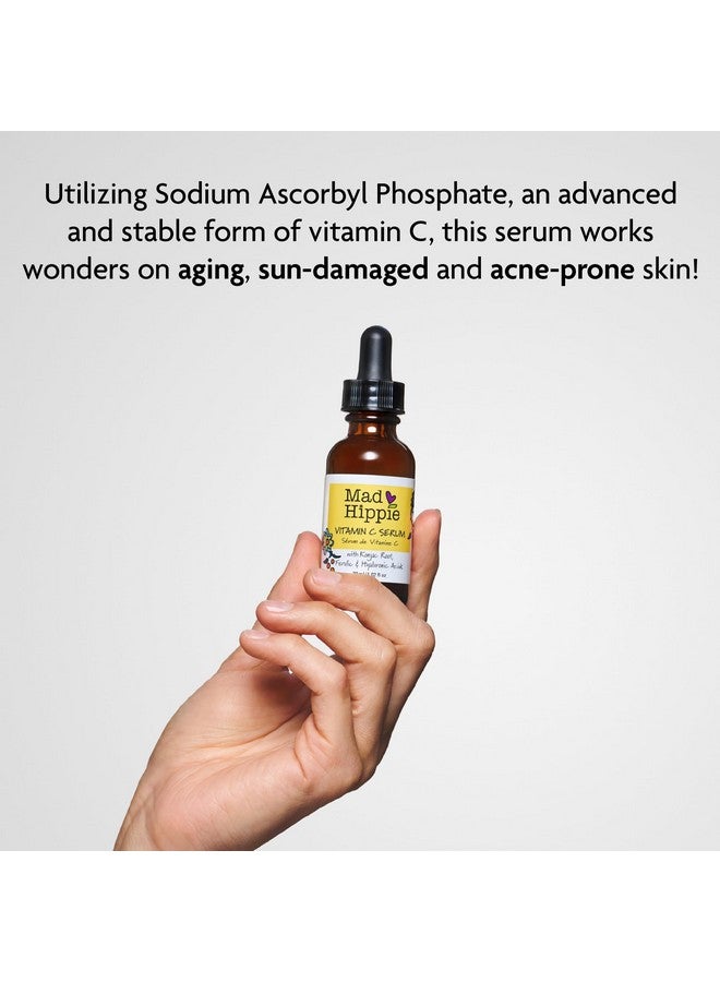 Mad Hippie Ad Hippie Vitamin C Serum For Face With Hyaluronic Acid Vitamin E & Ferulic Acid Vitamin C Face Serum For Women/Men Skinbrightening Serum 1.02 Fl Oz (Pack Of 2)  - Image 5